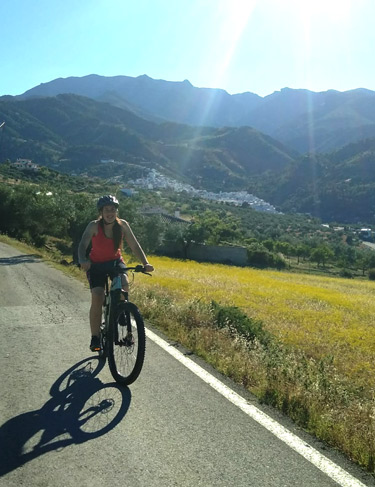 Rutas por el parque natural Sierra de las Nieves con bicicleta eléctrica
